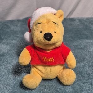 Disney Winnie The Pooh Christmas Plush